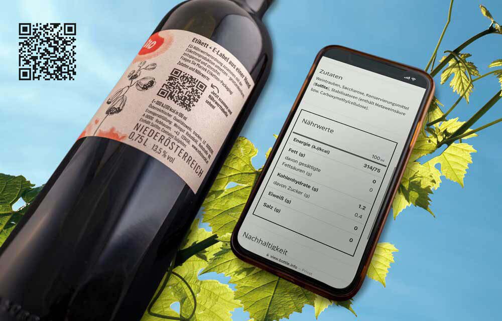 E-labels for wine